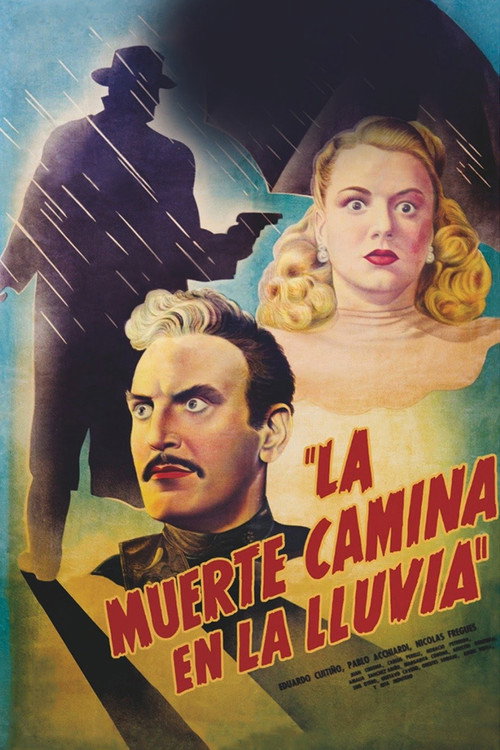 La muerte camina en la lluvia постер
