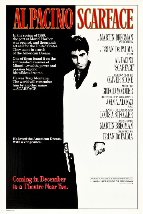 Scarface постер