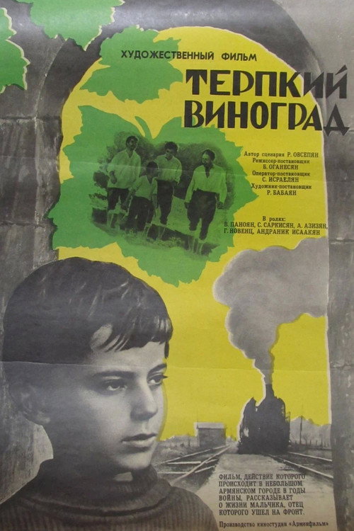 Терпкий виноград постер