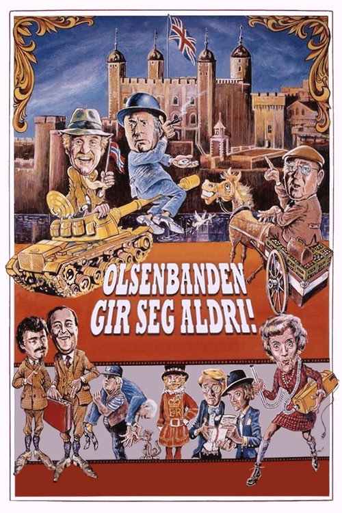 Olsenbanden gir seg aldri! постер