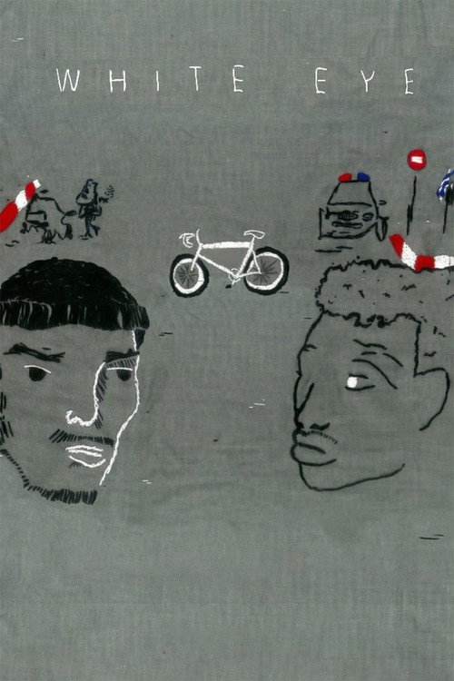 Белый глаз постер