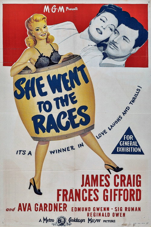 She Went to the Races постер