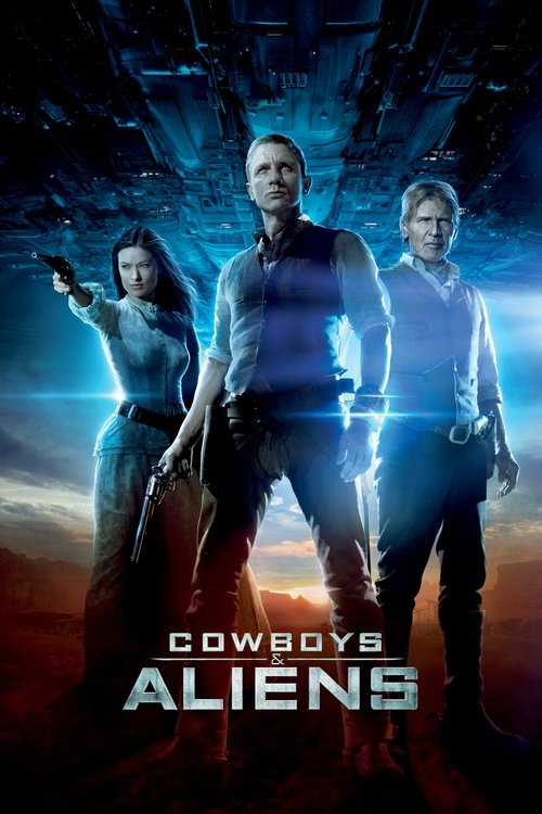 Cowboys & Aliens постер