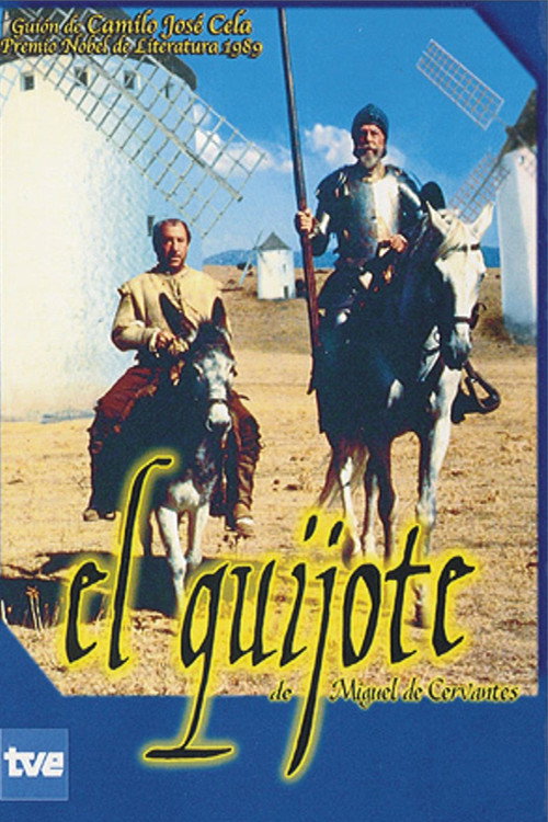 El Quijote de Miguel de Cervantes постер