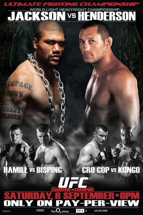 UFC 75: Champion vs. Champion постер