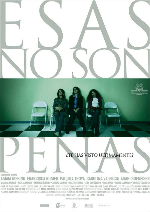 Esas no son penas постер