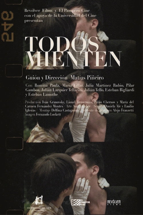 Todos mienten постер