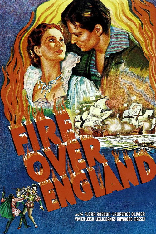 Fire Over England постер
