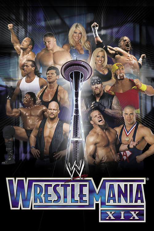 WWE Wrestlemania XIX постер
