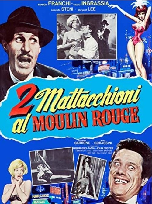 2 mattacchioni al Moulin Rouge постер