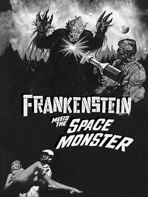 Frankenstein Meets the Space Monster постер