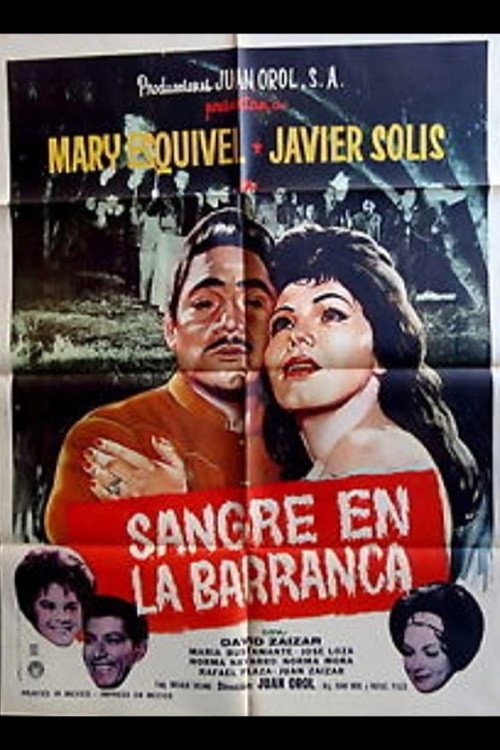 Sangre en la barranca постер