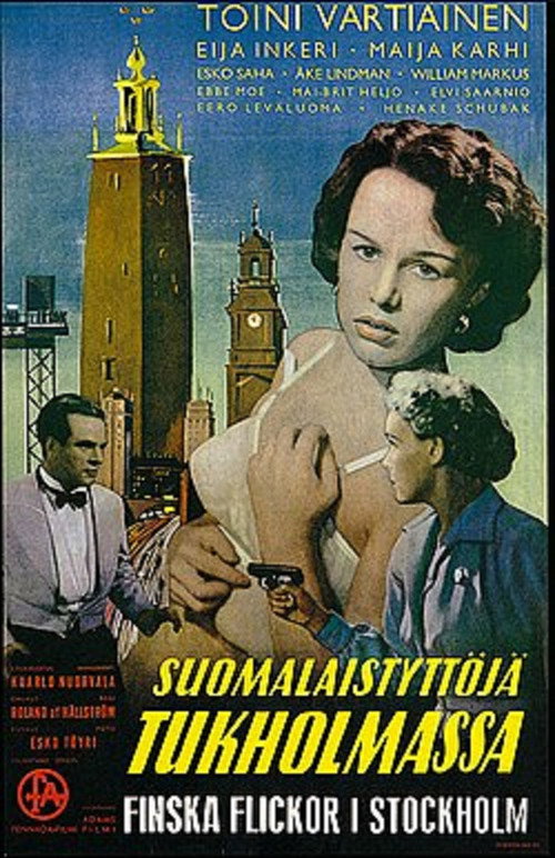 Suomalaistyttöjä Tukholmassa постер