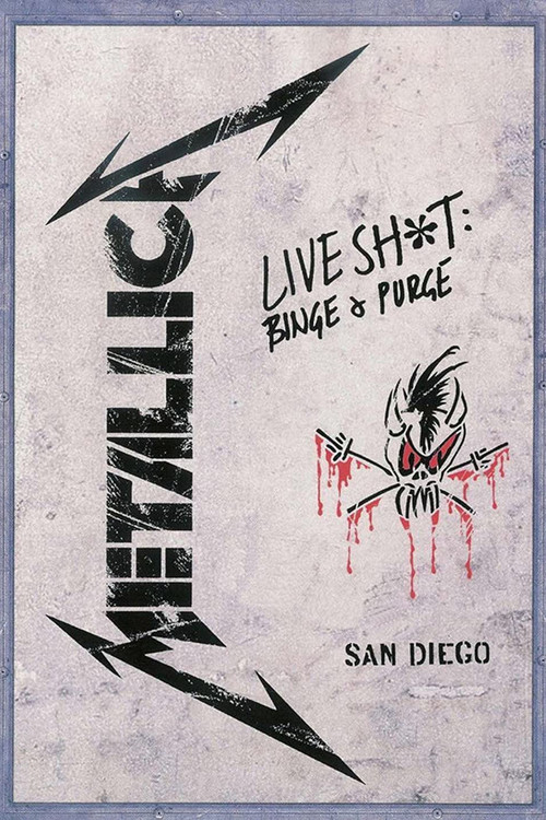 Metallica: Live Shit - Binge & Purge, San Diego 1992 постер