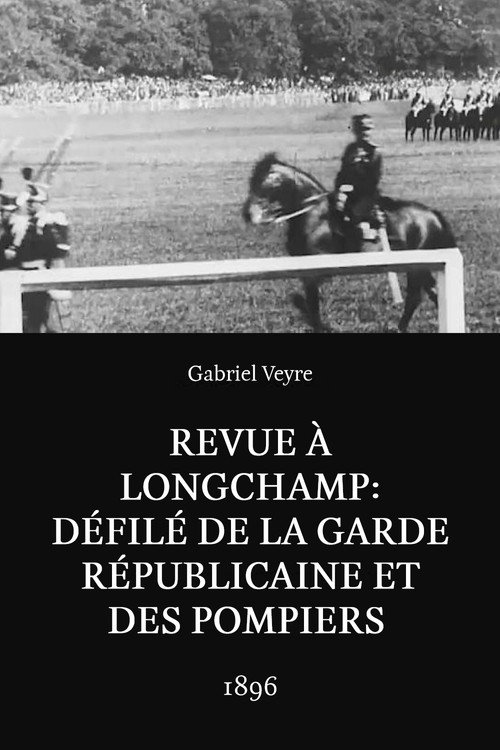 Revue à Longchamp: Défilé de la Garde Républicaine et des pompiers постер