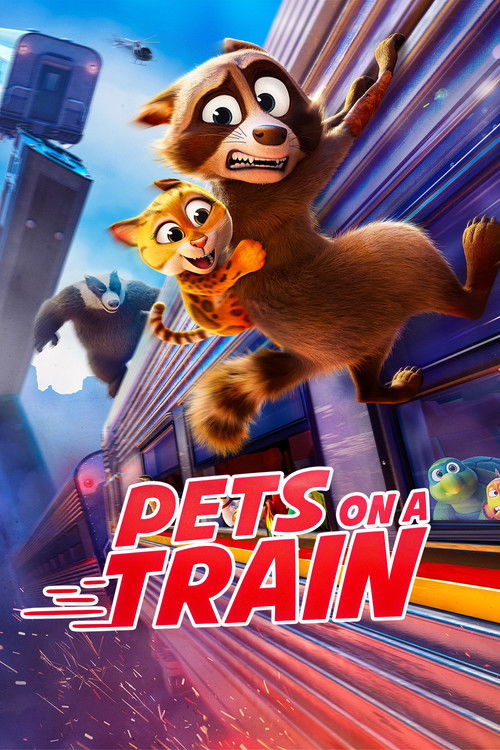 Pets on a Train постер