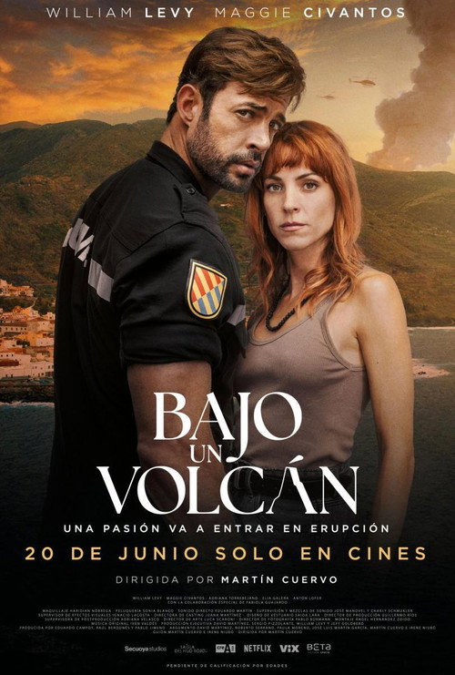 Bajo un volcán постер