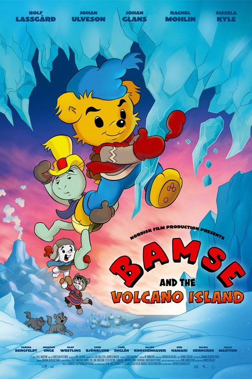 Bamse och Vulkanön постер