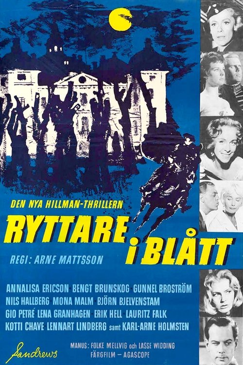 Ryttare i blått постер