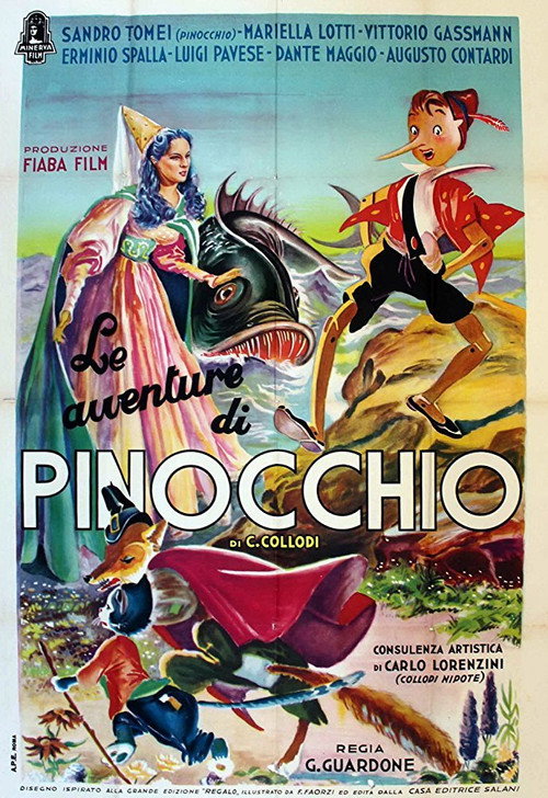 Le avventure di Pinocchio постер