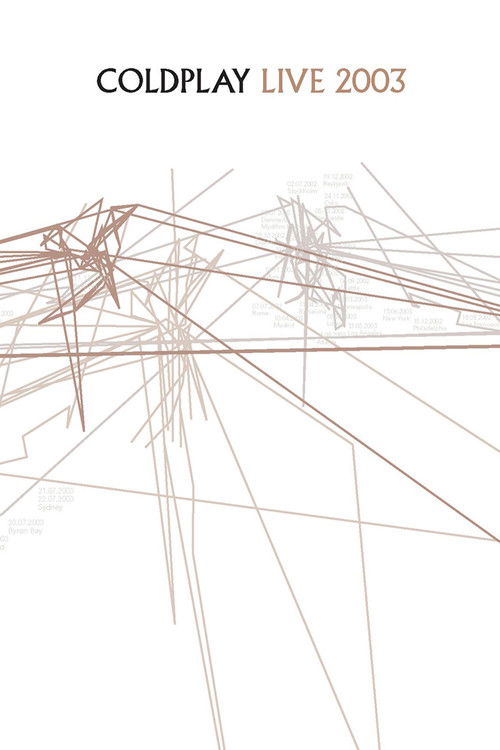 Coldplay: Live 2003 постер