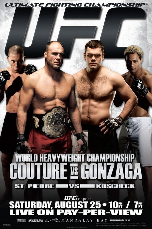 UFC 74: Respect постер