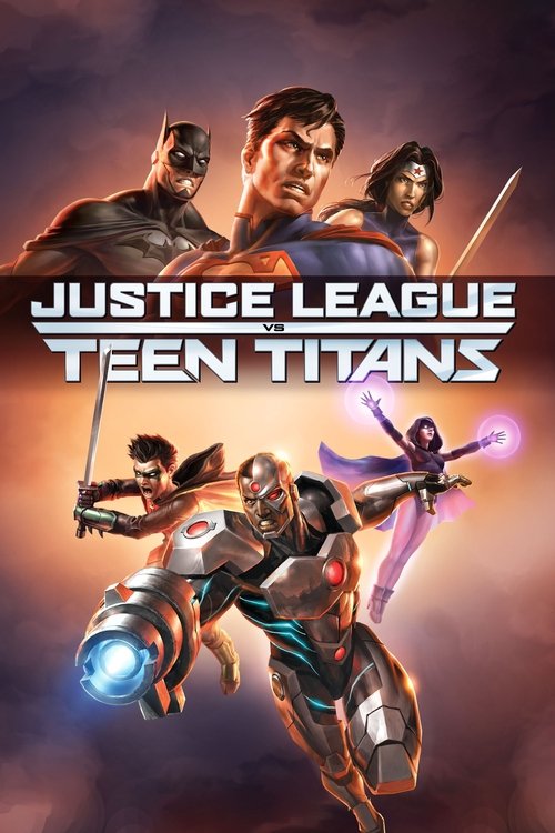 Justice League vs. Teen Titans постер