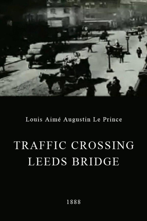 Traffic Crossing Leeds Bridge постер