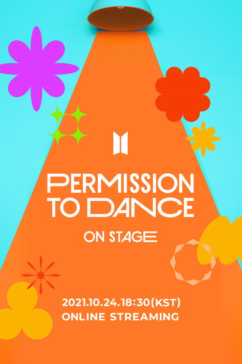 BTS Permission to Dance On Stage постер