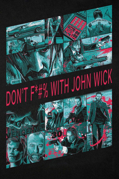 Don't F*#% With John Wick постер