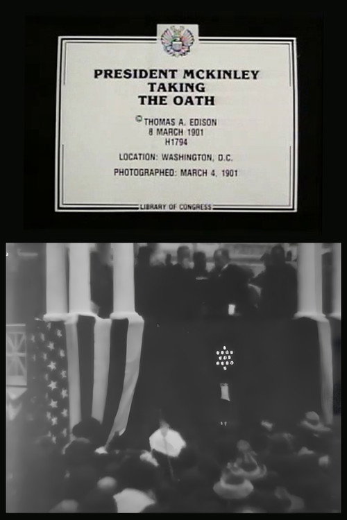 President McKinley Taking the Oath постер