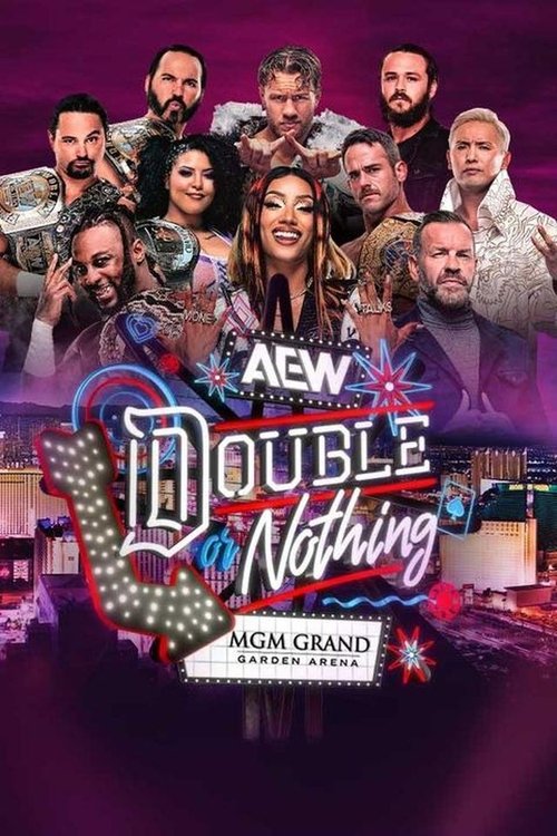 AEW Double or Nothing 2024 постер