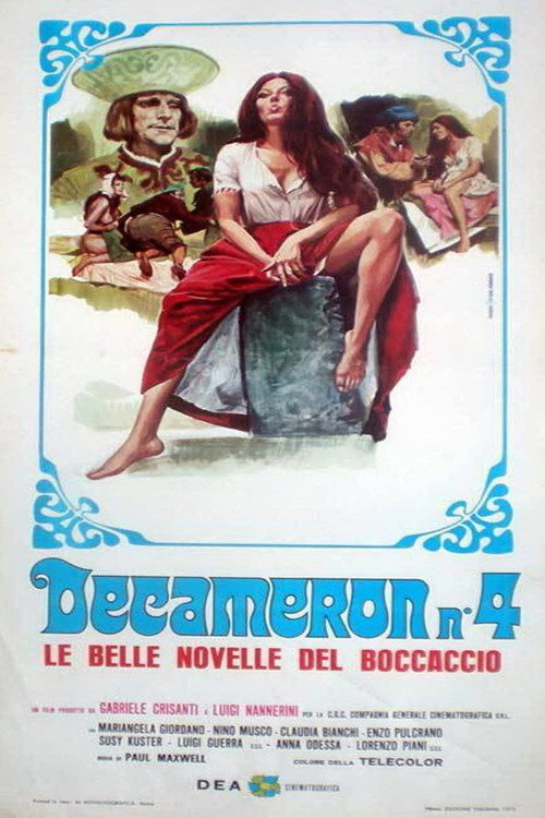 Decameron n° 4 - Le belle novelle del Boccaccio постер