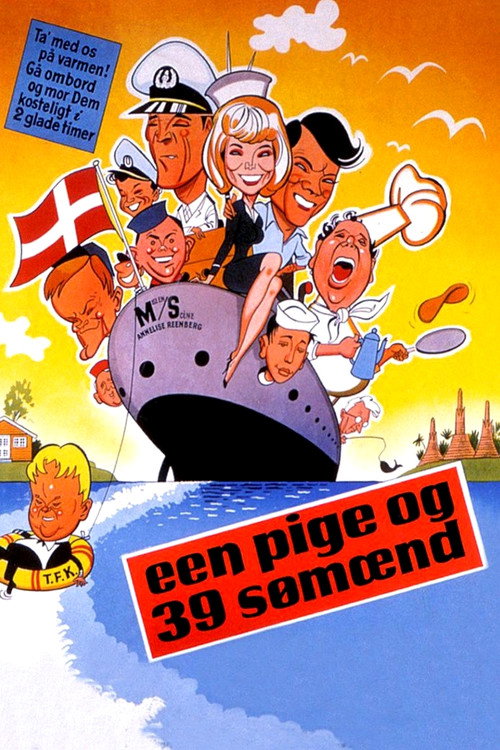 Een pige og 39 sømænd постер