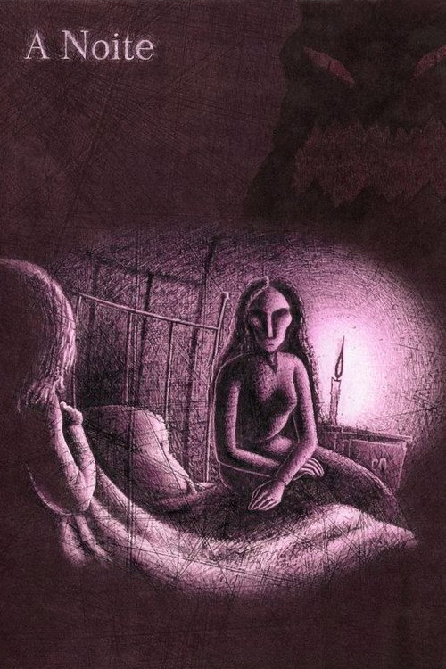 Ночью постер