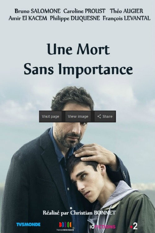 Une mort sans importance постер