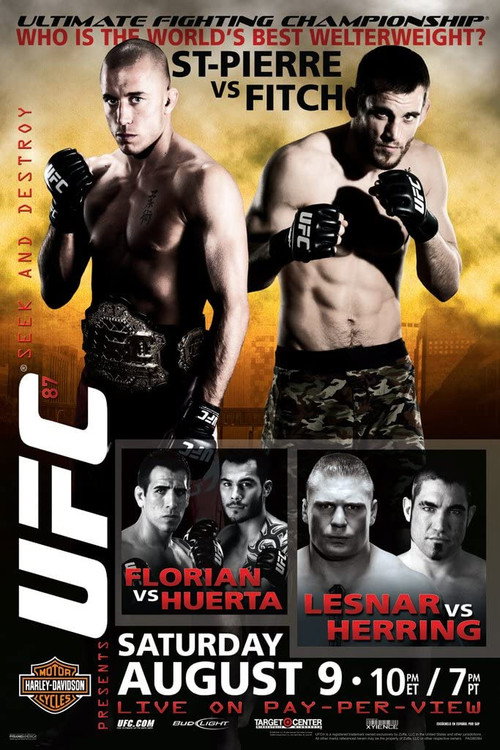 UFC 87: Seek and Destroy постер