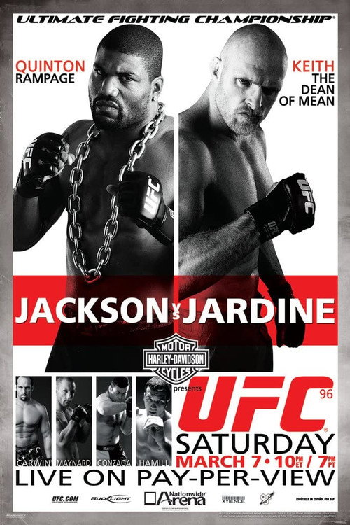 UFC 96: Jackson vs. Jardine постер