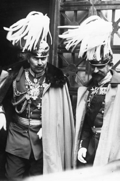 Francfort: réception de Guillaume II постер