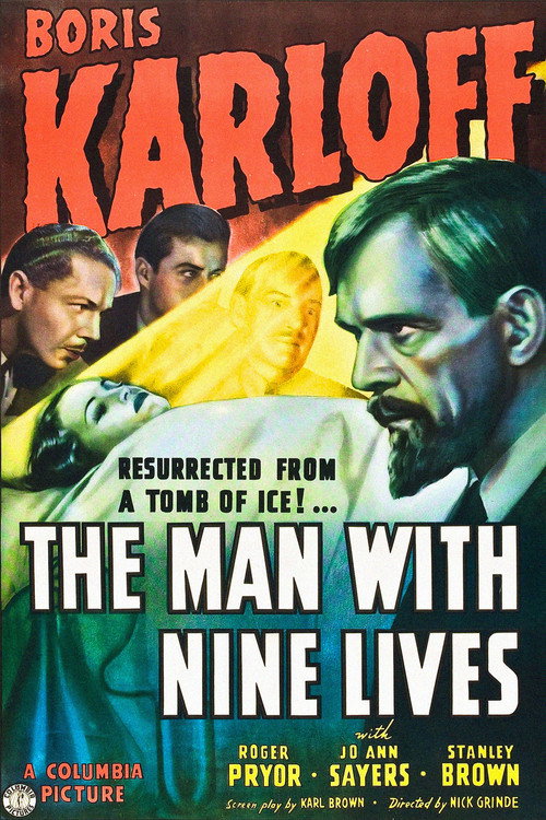 The Man with Nine Lives постер