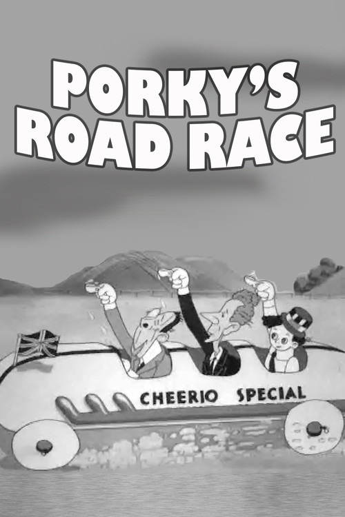 Porky's Road Race постер