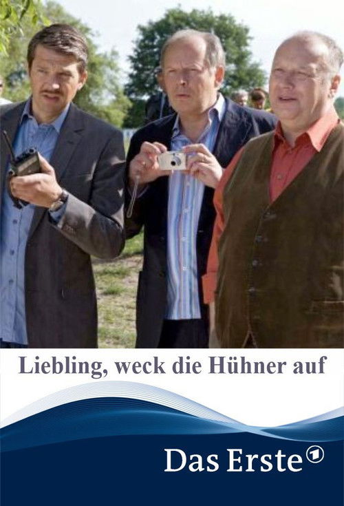 Liebling, weck die Hühner auf постер