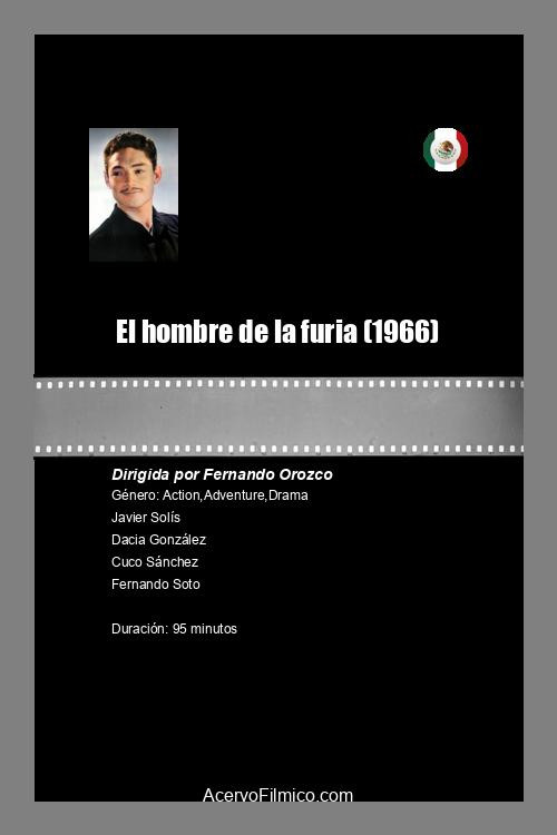 El hombre de la furia постер