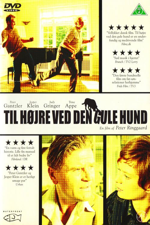 Til højre ved den gule hund постер