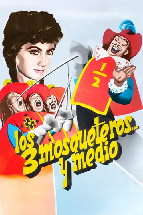 Los tres mosqueteros y medio постер