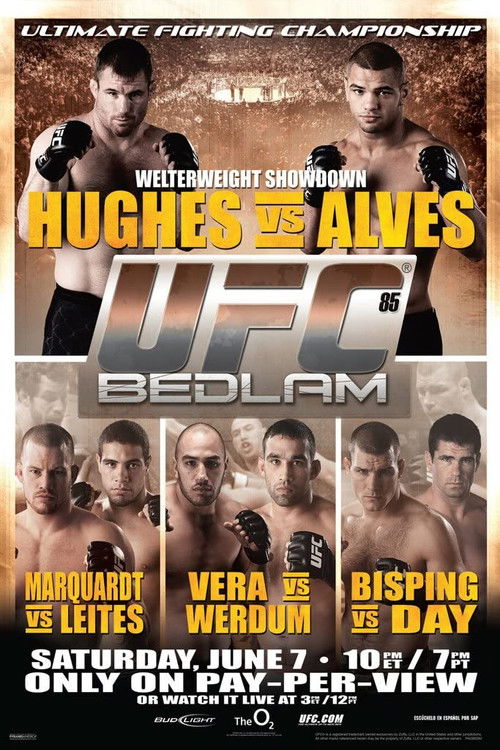 UFC 85: Bedlam постер