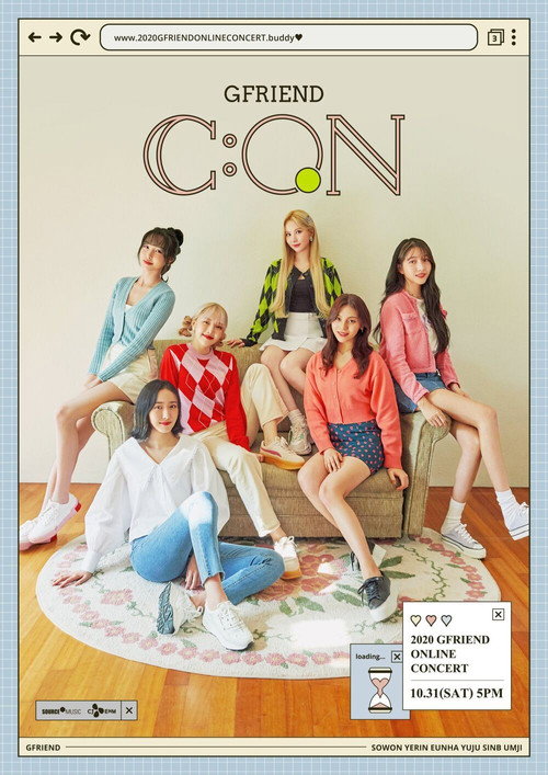 2020 GFriend Online Concert GFriend C:ON постер