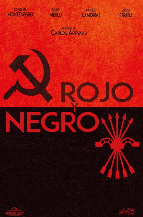 Rojo y negro постер