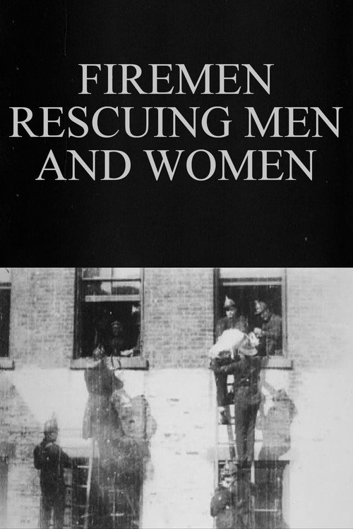 Firemen Rescuing Men and Women постер