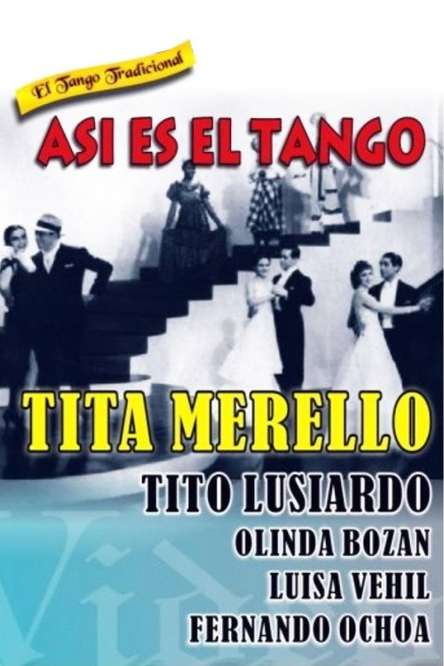 Así es el tango постер